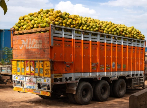 Coconut products logistics