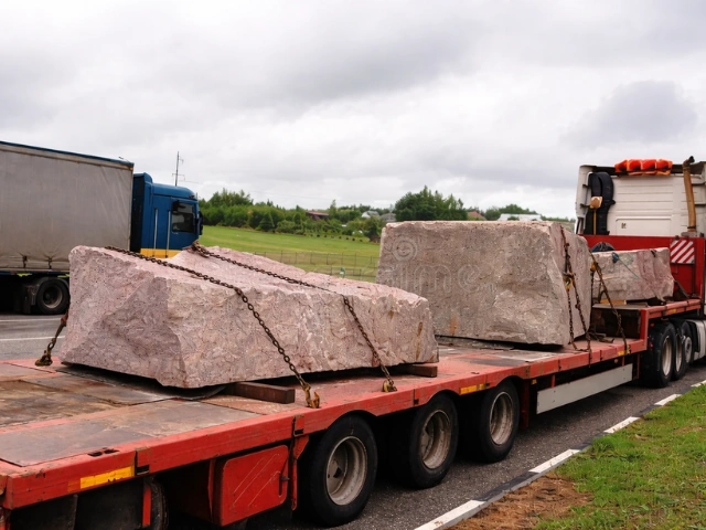 Stone cutting factories & stone goods movement